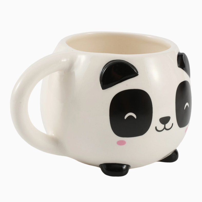 Caneca chunky Panda Preto Itotal