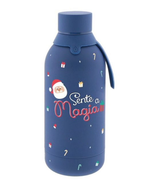 Garrafa térmica Natal 500ml - Sente a magia