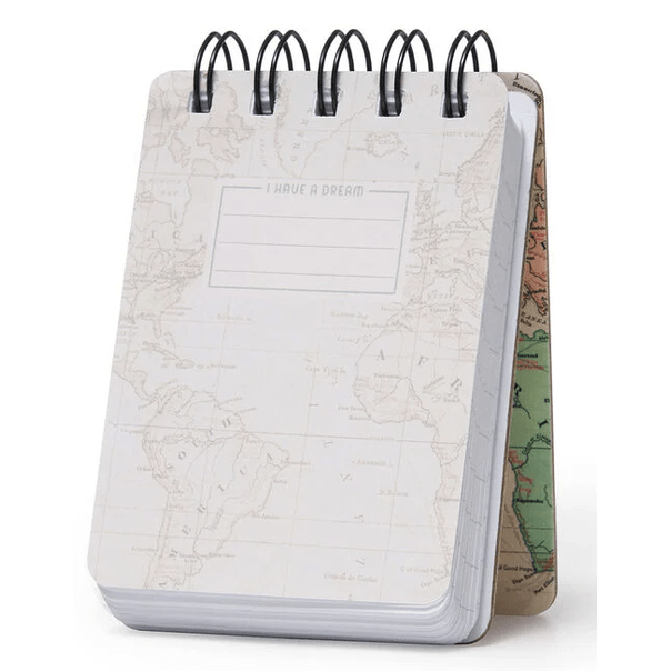 Bloco notas espiral A7 Travel Legami