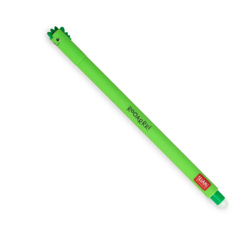 Caneta apagável Dino - Papelaria Encantada