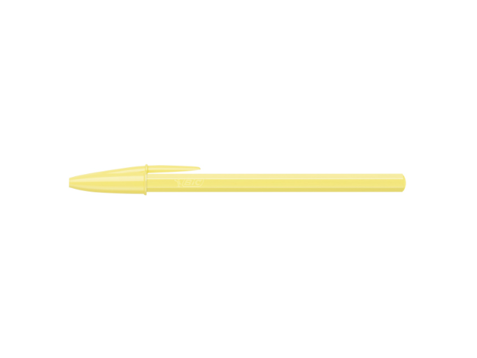Esferográfica BIC Cristal Amarelo Pastel 1 mm