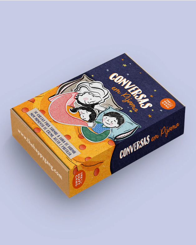 Flashcards - Conversas em Pijama - The Happy Gang