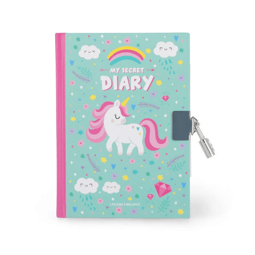 Diário Secreto com Cadeado - Meu Diário Secreto Unicórnio Legami
