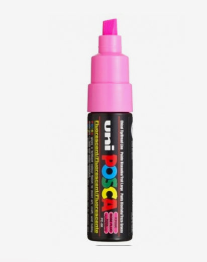 Marcador uni posca 8K Rosa Florescente