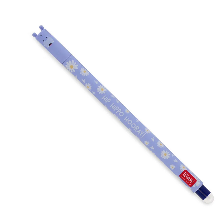 Caneta apagável Hipopótamo - Papelaria Encantada