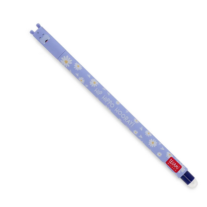 Caneta apagável Hipopótamo - Papelaria Encantada