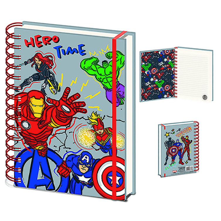 Caderno A5 Avengers