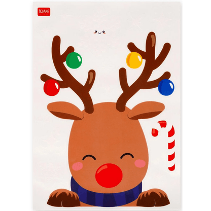 Conjunto de 70 adesivos estáticos para janelas - Windo-Wow Natal Legami