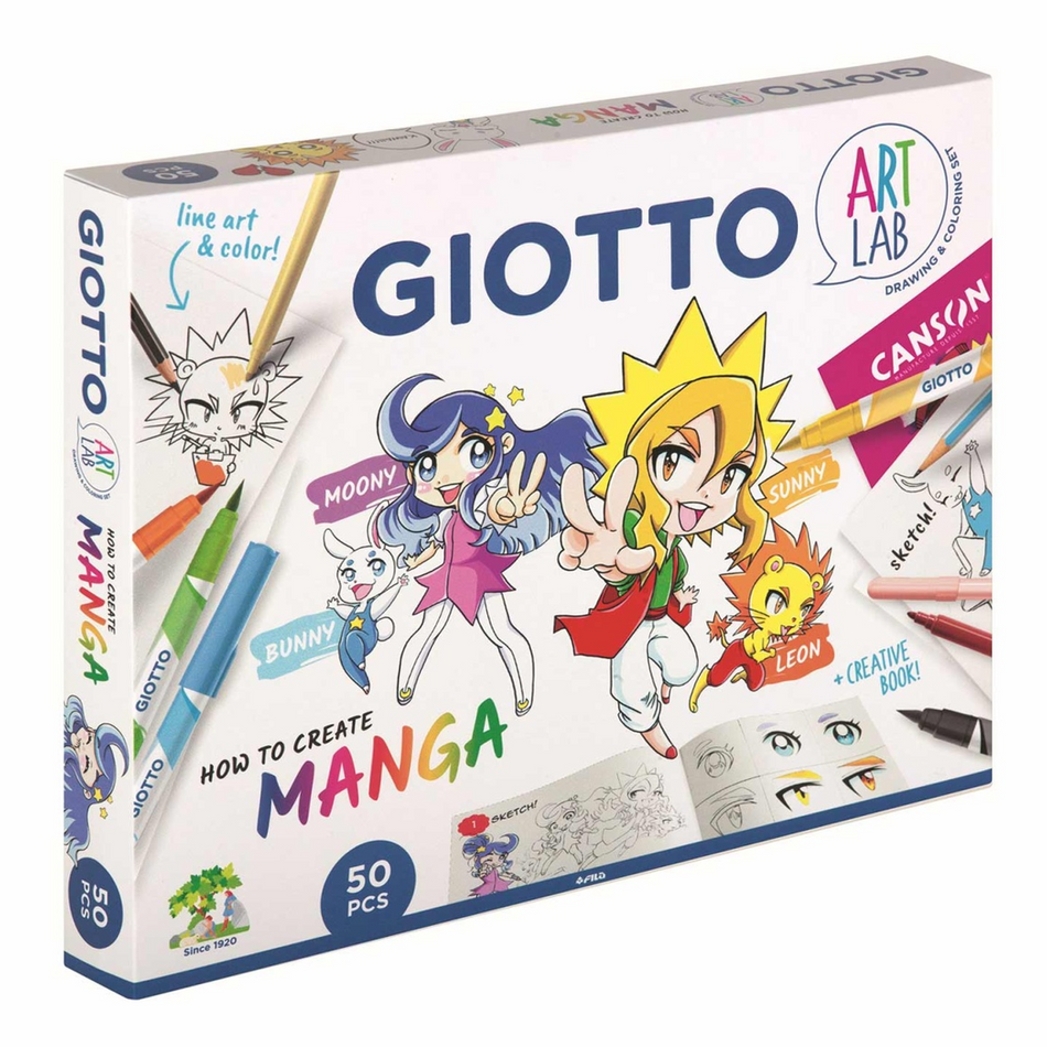 Conjunto GIOTTO Art Lab Mangá