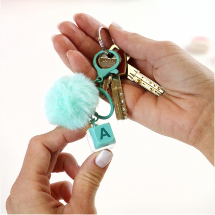Porta-Chaves com Tecla A Verde – Lovely Story