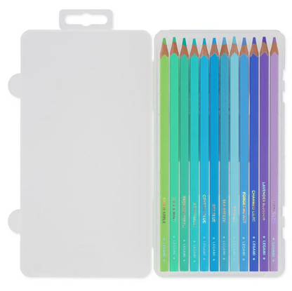 Conjunto 12 lápis de cor Ocean Palette Legami