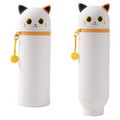 Estojo silicone itotal Gato laranja