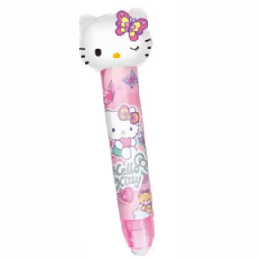 Borracha retrátil Hello Kitty Rosa Borboleta