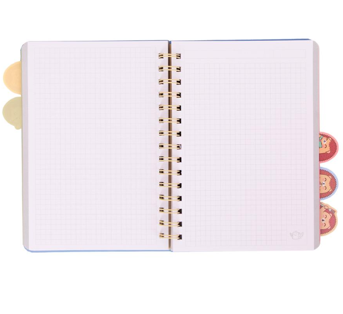 Caderno com Separadores com aba A5 Ouriço - Adoro il pomodoro Mr wonderful