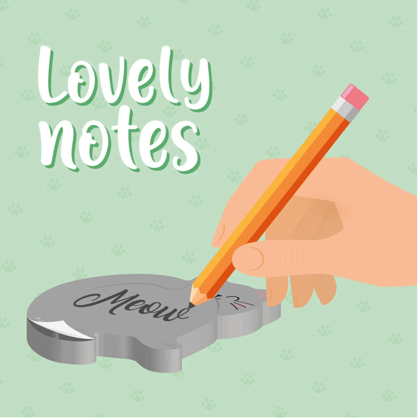 Notas adesivas Gato Legami