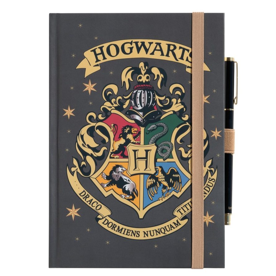 Caderno A5 premium Harry potter com caneta