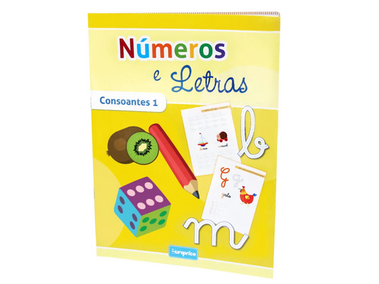 Livros didáticos - Números e Letras – Consoantes I