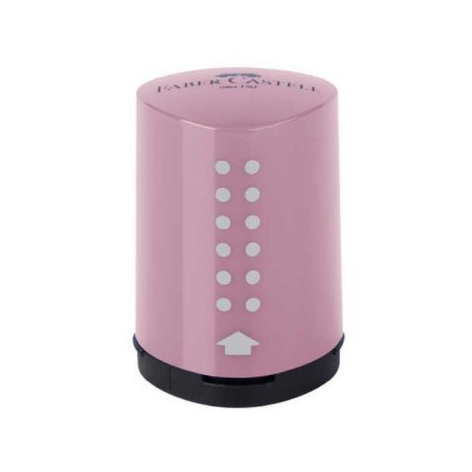 Afia com depósito Mini Grip Rosa velho Faber-castell
