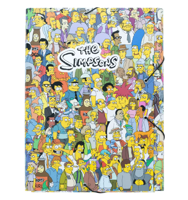 Pasta com elásticos The Simpsons