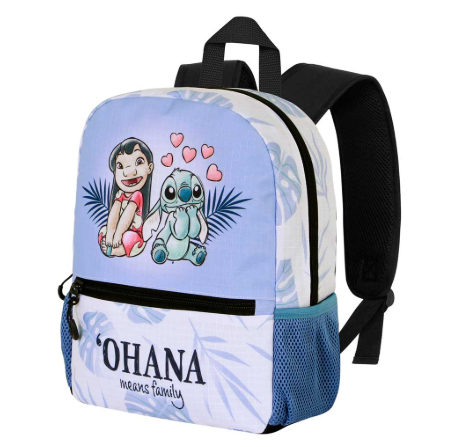 Mochila Lilo e Stitch Lilás Doce Casal Lilo e Stitch