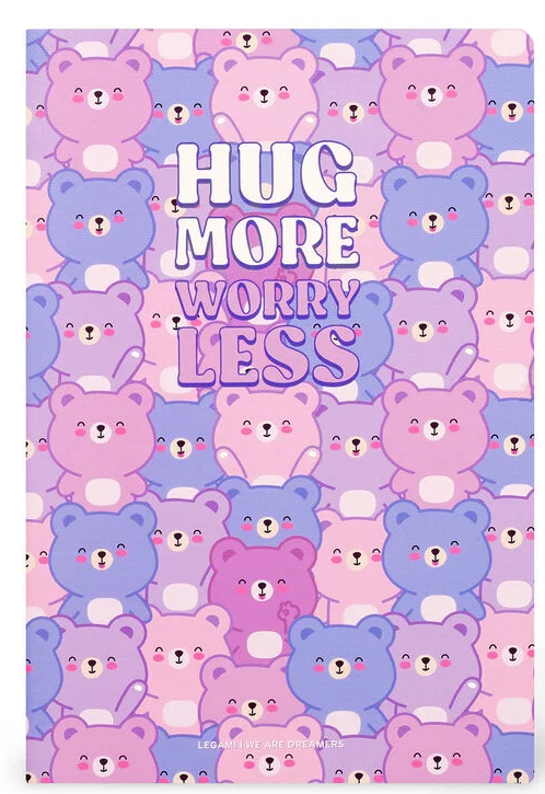 Caderno Legami A5 Liso - Teddy Bear