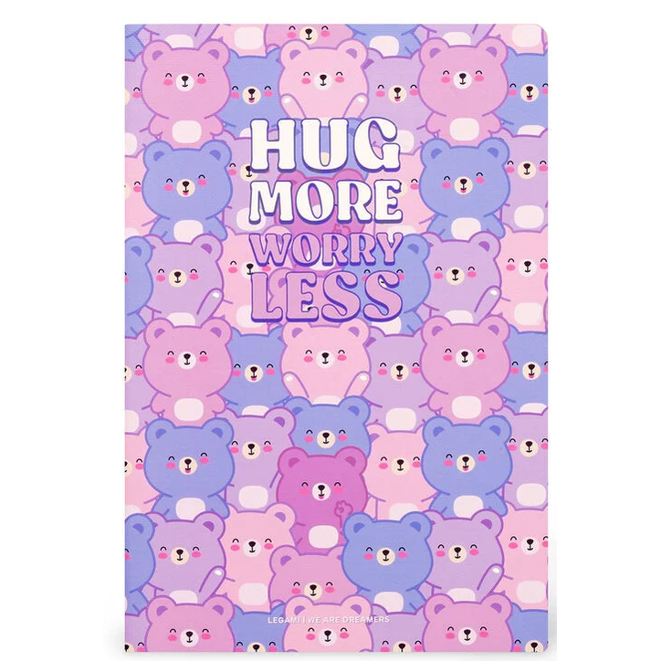 Caderno Legami A5 Liso - Teddy Bear