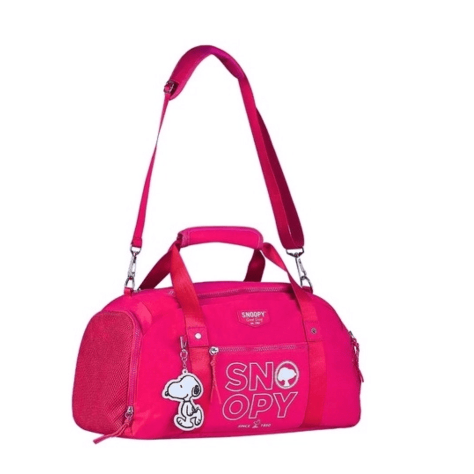 Saco de desporto/viagem Snoopy Rosa 45CM