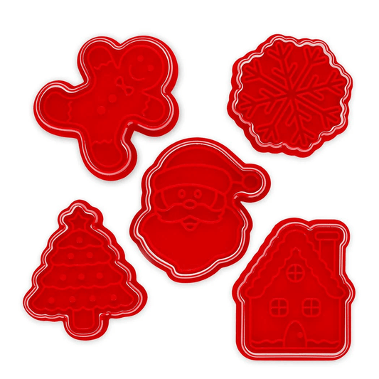 Conjunto de 5 Cortadores de Bolachas - Hora das Bolachas!