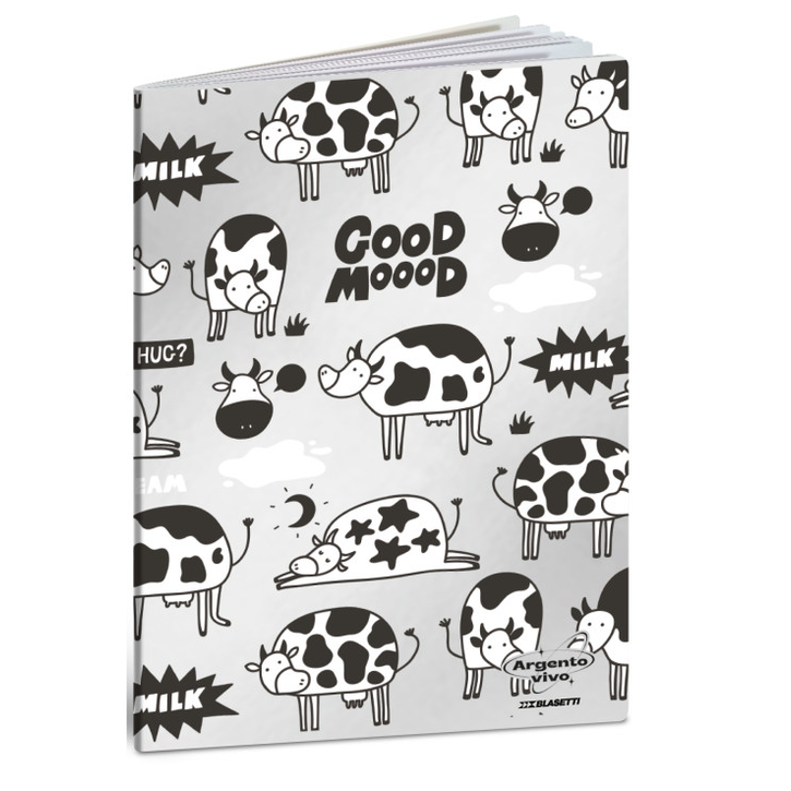 Caderno A4 agraf. Blasetti Pautado - Vacas