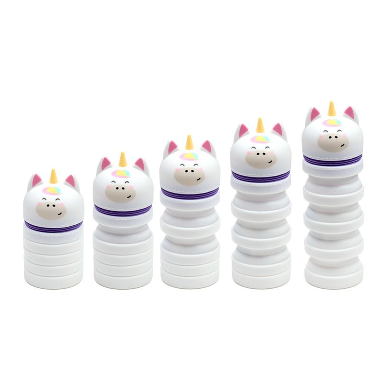 Estojo pop-up de silicone para lápis Unicórnio Adoramals - Papelaria Encantada