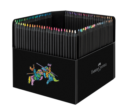 Lapis de cor Faber-Castell caixa de 100 Black edition c/oferta