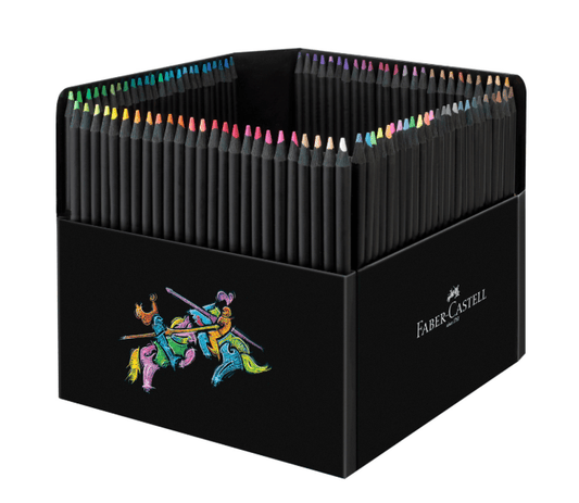 Lapis de cor Faber-Castell caixa de 100 Black edition c/oferta
