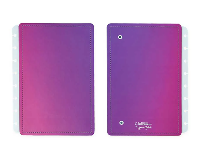 Capa e contracapa para Caderno Inteligente Ultraviolet