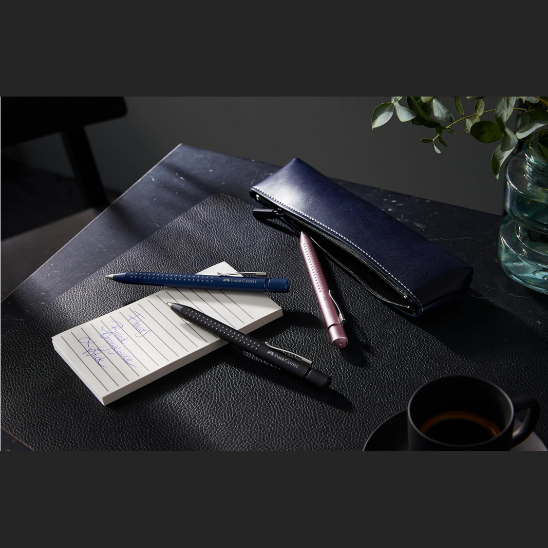 Esferográfica Faber-Castell Grip 2011 Azul metalizado