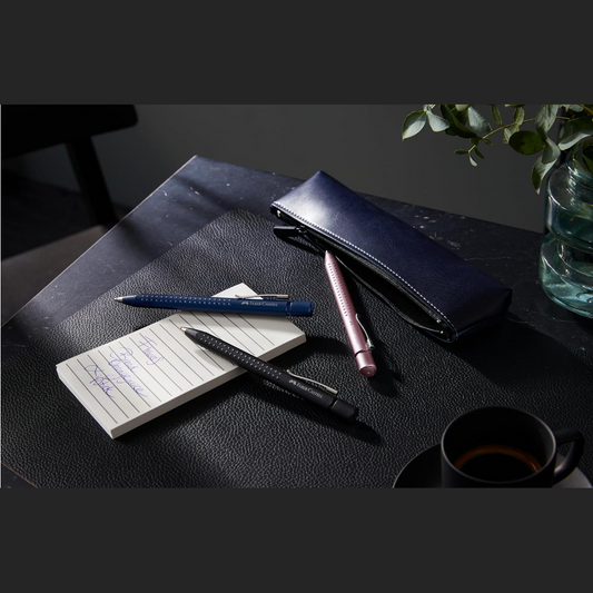 Esferográfica Faber-Castell Grip 2011 Azul metalizado