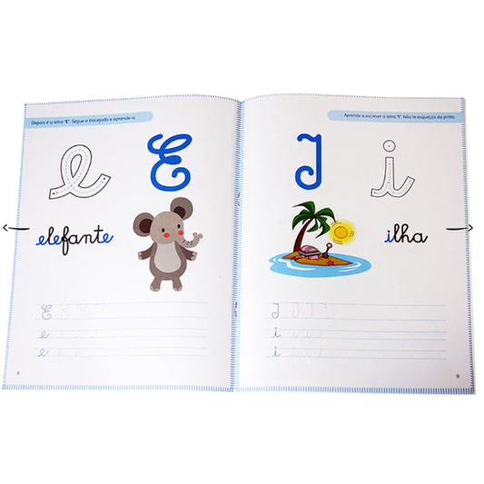 Livros didáticos - Números e Letras – Vogais