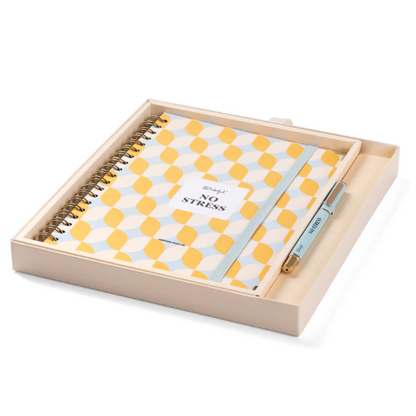 Conjunto Agenda 25-26 + Caneta - No Stress Mr. Wonderful