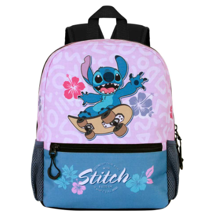 Mochila Lilás Skate Doce Lilo e Stitch