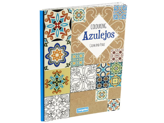 Livro para colorir - Colouring Calm and Peace – Azulejos