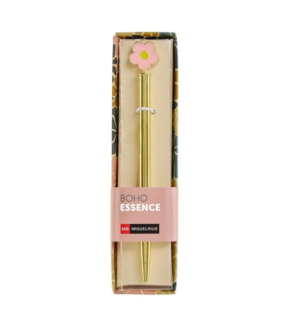 Esferográfica Miquelrius Toalla Boho Essence Flor Rosa