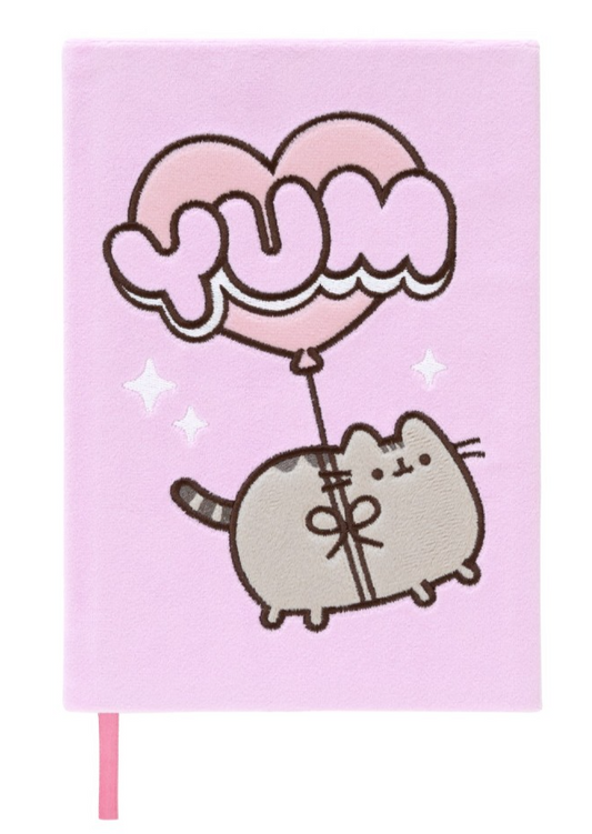 CADERNO PREMIUM A5 TAPA FELPA PUSHEEN MOMENTS