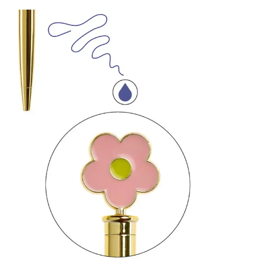 Esferográfica Miquelrius Toalla Boho Essence Flor Rosa