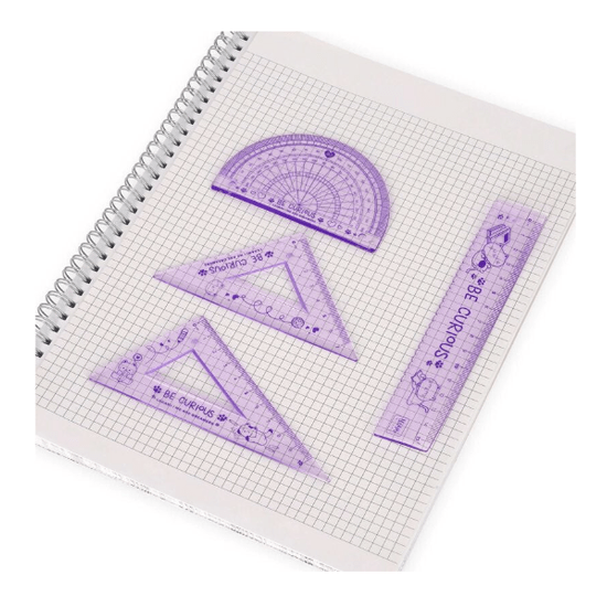 Conjunto de geometria Gato - Você arrasa! Legami