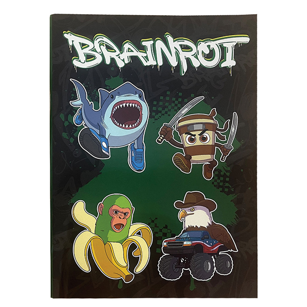 Caderno B5 Brainrot