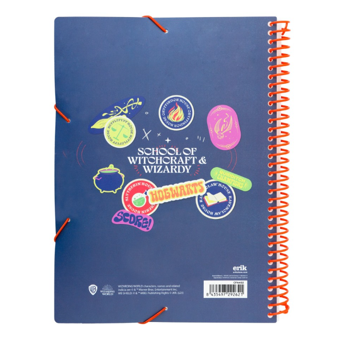 Portfolio A4 30 bolsas Harry Potter