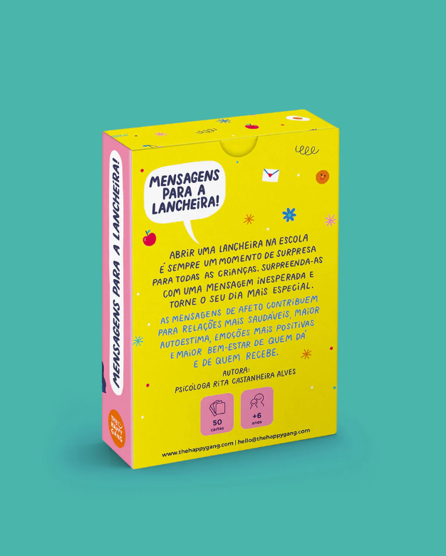 Desbloqueadores de conversa - Mensagens para a Lancheira! - The Happy Gang