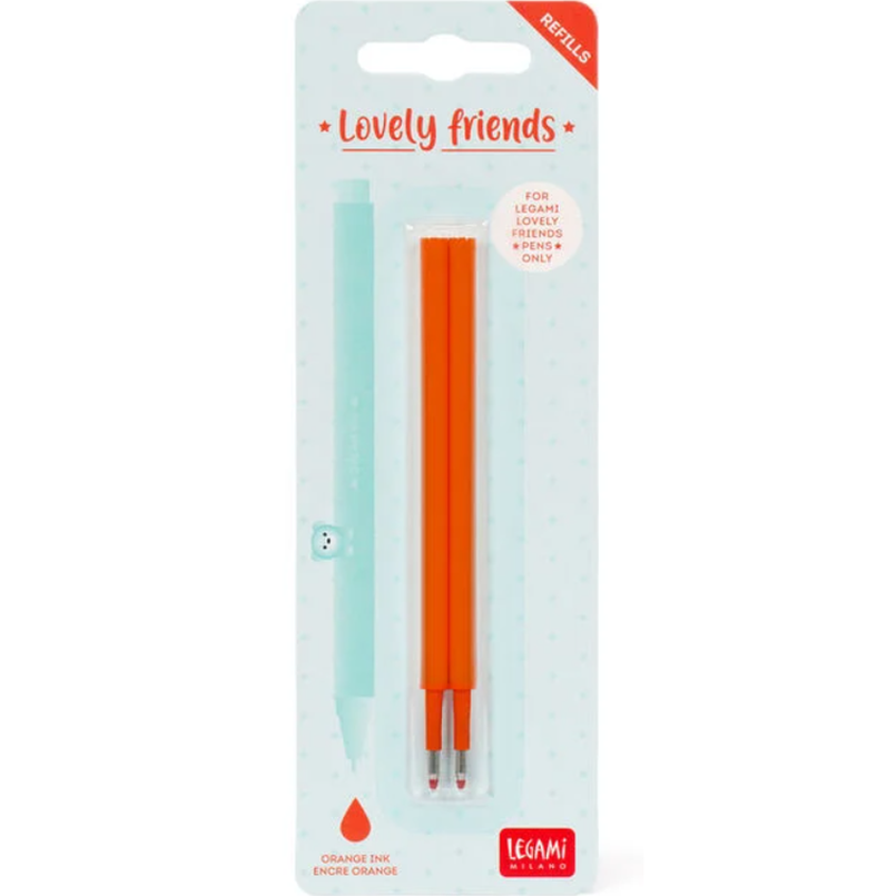 Recarga Canetas Lovely friends Legami - Laranja
