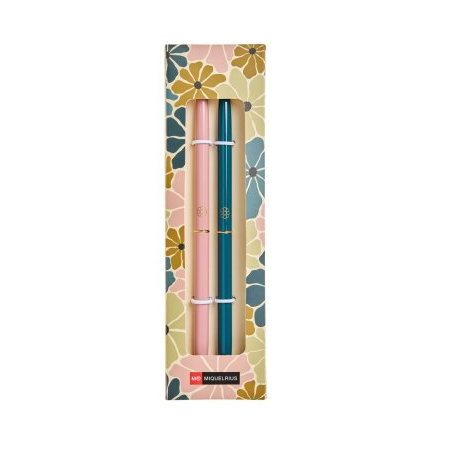 Esferográfica Miquelrius Toalla Boho Essence rosa e azul