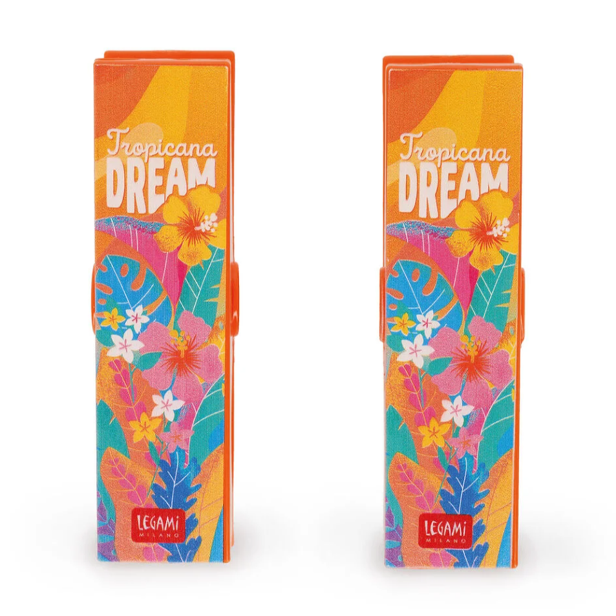 Conjunto de 2 fixadores de toalha de praia - Tropicana Dream - Legami