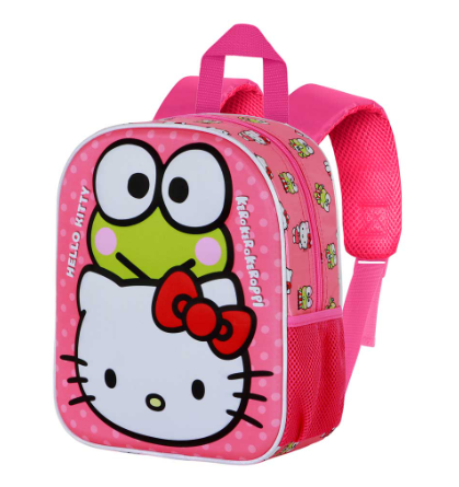 Mochila Rosa 3D Elite Hello Kitty Engraçada